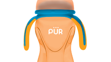 Cana cu prindere multipla, +6luni, portocaliu, 250ml, PUR