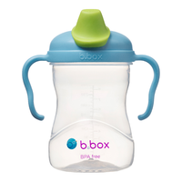 Cana de tranzitie cu cioc, +4l, Albastru/Verde, 240 ml, B.box - 1