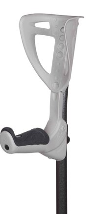 Carja cu sprijin pe antebrat din aluminiu ErgoTech (rosie) - 1