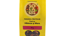 Ceai cu hibiscus si mere Paradisul Fructelor, 90g, Solaris