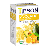 Ceai Eco avocado, lamaie si ghimbir, 25 plicuri, Tipson - 1