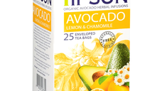 Ceai Eco Avocado, lamaie si musetel, 25 plicuri, Tipson