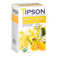 Ceai Eco Avocado, lamaie si musetel, 25 plicuri, Tipson - 1