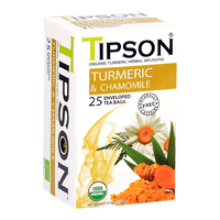 Ceai Eco turmeric & camomile, 25 plicuri, Tipson - 1