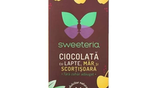 Ciocolata cu lapte, mar si scortisoara 100g, Sweeteria