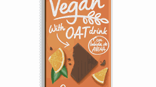 Ciocolata vegana cu portocala si bautura de ovaz, 100g, Torras