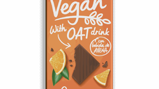 Ciocolata vegana cu portocala si bautura de ovaz, 100g, Torras