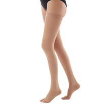 Ciorapi compresivi clasa II Rayaty, pana la coapsa - Bej, 8 - 1