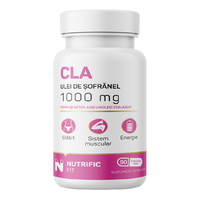 CLA 1000mg ulei de sofranel, 90 capsule moi, Nutrific - 1