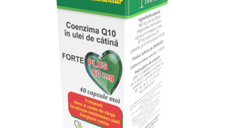 Coenzima Q10 in ulei de catina Forte Plus 60mg, 40 capsule, Hofigal