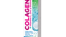 Colagen + Vitamina C, Zinc și Biotina, 20 comprimate efervescente, Naturalis