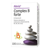 Complex B Forte, 100 comprimate, Alevia - 1