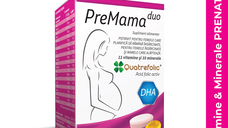 Complex de multivitamine PreMama Duo, 30 comprimate + 30 capsule moi, Alkaloid