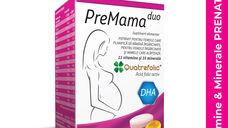 Complex de multivitamine PreMama Duo, 30 comprimate + 30 capsule moi, Alkaloid