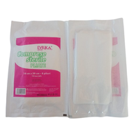 Comprese sterile netesute, pliate, 10*20 cm, 10 bucati, Evrika Quality - 1