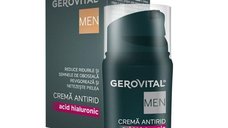 Crema antirid cu acid hialuronic Men, 30 ml, Gerovital