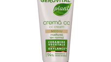 Crema CC nuanta mediu Plant, 30 ml, Gerovital