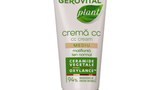 Crema CC nuanta mediu Plant, 30 ml, Gerovital