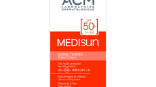 Crema coloranta pentru protectie solara cu SPF 50+ Light Tint Medisun, 40ml, ACM