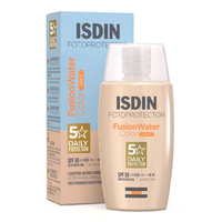 Crema protectie solara SPF50, Fotoprotector Fusion Color Light, 50ml, Isdin - 1