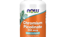 Crom Picolinat, 200 mcg, 100 capsule vegetale, Now Foods