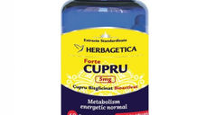 Cupru Forte 5mg, 60 capsule, Herbagetica