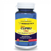 Cupru Forte 5mg, 60 capsule, Herbagetica - 1
