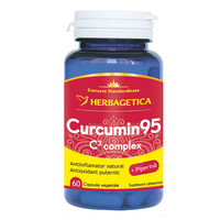 Curcumin 95 C3 Complex, 60 capsule, Herbagetica - 1