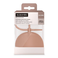 Cutie din silicon pentru suzeta Colour Essence, caramiziu, Suavinex - 1