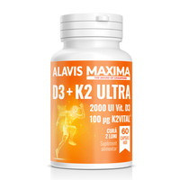 D3+K2 Ultra, 60 capsule moi, Alavis Maxima - 1