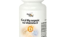 DACIA PLANT Calciu si magneziu + Vitamina D, 60 comprimate