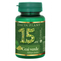 Dacia Plant Ceai verde, 60 cpr. - 1