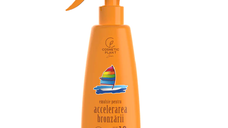Emulsie pentru accelerarea bronzarii cu unt de cacao, ulei de morcov, SPF 10, 200 ml, Cosmetic Plant