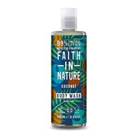 Faith in Nature Gel de dus natural, hidratant cu cocos, 400 ml - 1