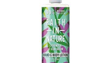 Faith in Nature Lotiune vegana relaxanta pentru corp si maini cu lavanda si muscata, 400 ml