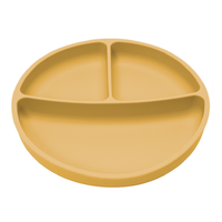 Farfurie compartimentata din silicon cu ventuza, 6 luni+, Honey, Appekids - 1