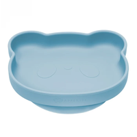 Farfurie din silicon cu ventuza The Little Bear, +6 luni, Aqua Blue, Appekids - 1