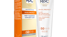 Fluid de protectie solara cu SPF50 Soleil Protect, 50ml, RoC Skincare