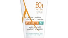 Fluid matifiant pentru protectie solara cu SPF 50+, 40 ml, A-Derma