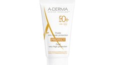 Fluid pentru fata cu protectie solara SPF 50+ Protect, 40 ml, A-Derma