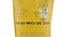 Fulgi mici de ovaz ecologici, fara gluten, 500 g, Republica Bio