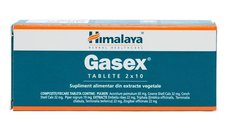 Gasex, in caz de disconfort abdominal, balonare, 20 tablete