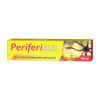 Gel cu efect de încălzire pentru spate și umeri Periferisan, 100 ml, Zdrovit - 1