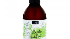 Gel de curatare pentru maini si corp, kiwi si struguri, 300 ml LaQ