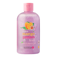 Gel de dus si baie cu aroma de mango si fructul pasiunii, 500ml, Bubble T - 1