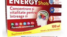 Gelee Royale Energy Shots B Vitamins, 10 fiole, Justin Pharma