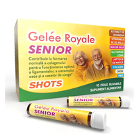 Gelee Royale Senior Shots, 10 fiole buvabile, Justin Pharma - 1