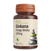 Ginkana Ginkgo Biloba, 120 mg, 30 comprimate, Alevia - 1