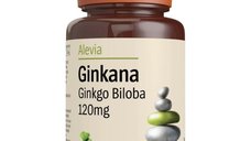 Ginkana Ginkgo Biloba, 120 mg, 30 comprimate, Alevia
