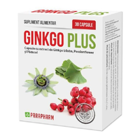 Ginkgo Plus, 30 capsule, Parapharm - 1
